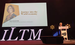 Bloomberg Wealth U.K. editor at large Merryn Somerset Webb addressed ILTM Cannes attendees.