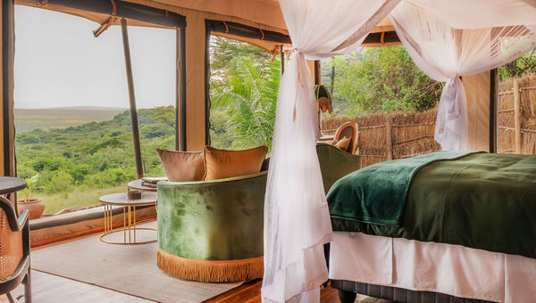 Accommodations at Cottar’s 1920s Camp in Kenya. Accommodations at Cottar’s 1920s Camp in Kenya.