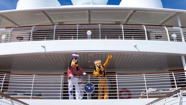 Characters abound on the new Disney Wish. Characters abound on the new Disney Wish.