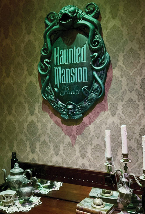 Crewmembers said reservations will be required to visit the Haunted Mansion Parlor. Crewmembers said reservations will be required to visit the Haunted Mansion Parlor.