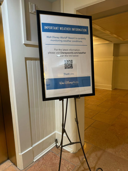 Disney kept guests informed as Hurricane Milton approached, but also kept them busy and kept the mood light. Disney kept guests informed as Hurricane Milton approached, but also kept them busy and kept the mood light.