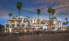 A rendering of La Bahia Hotel & Spa in Santa Cruz, Calif.