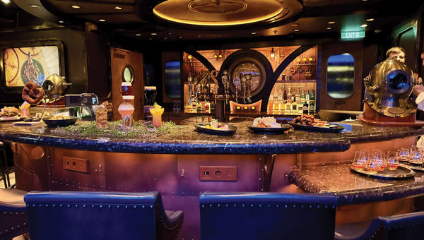 Periscope Pub was inspired by the 1954 film "20,000 Leagues Under the Sea." Periscope Pub was inspired by the 1954 film "20,000 Leagues Under the Sea."