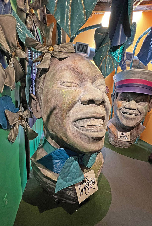 Quirky exhibits at JamNOLA. Quirky exhibits at JamNOLA.