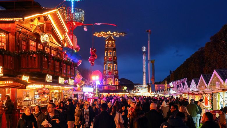 Tuileries Garden Christmas Market in Paris.
