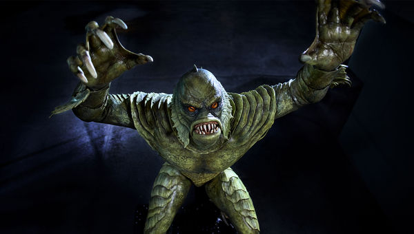 The Creature from the Black Lagoon will emerge from his lagoon in the Monsters Unchained: The Frankenstein Experiment attraction. The Creature from the Black Lagoon will emerge from his lagoon in the Monsters Unchained: The Frankenstein Experiment attraction.
