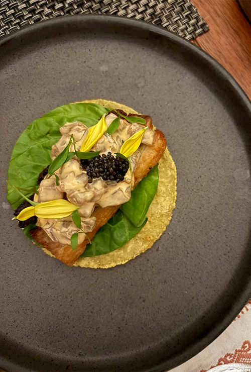 The pork belly tacos at Lumbre were a favorite. The pork belly tacos at Lumbre were a favorite.